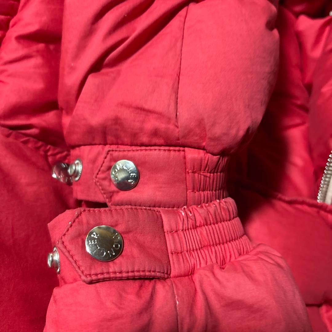 美品】MONCLER ×エストネーション フードレッドダウンジャケットサイズ