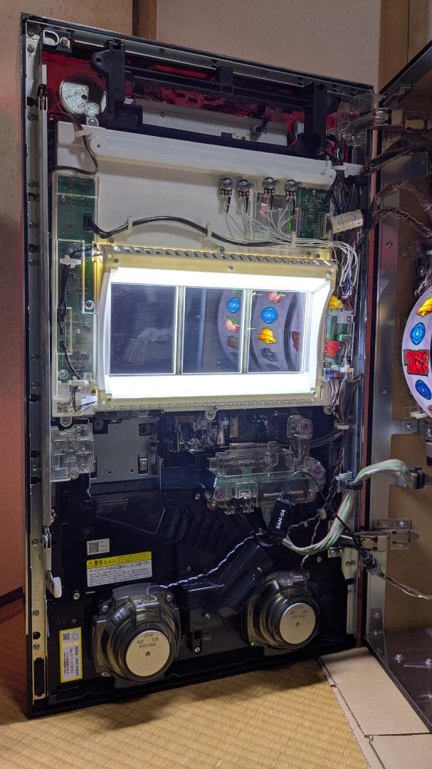 直接引き取り限定】 パチスロ実機 サクラ大戦熱き血潮に コイン不要機付