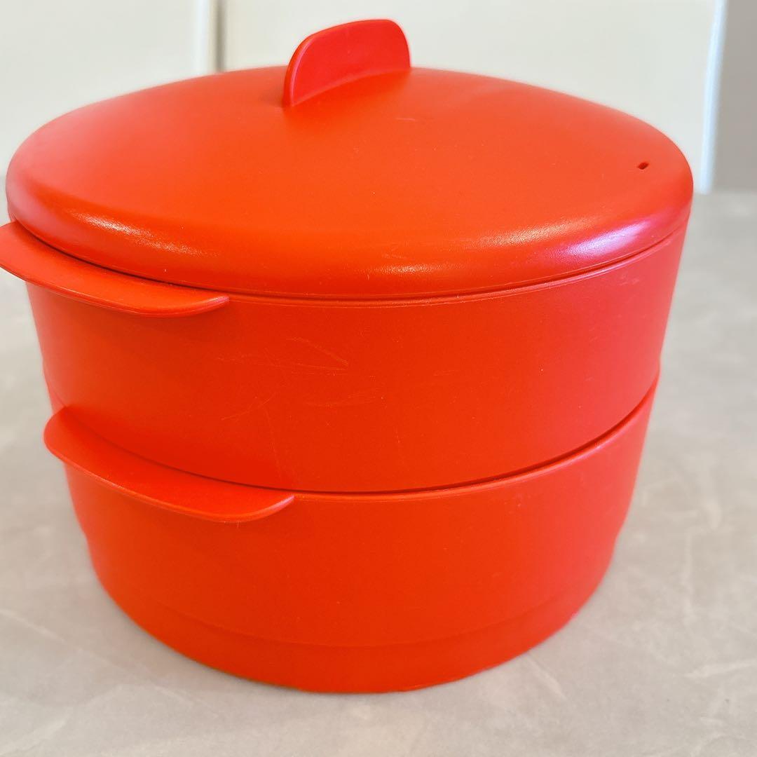 Tupperware 2段式蒸し器 スチームイット - メルカリ