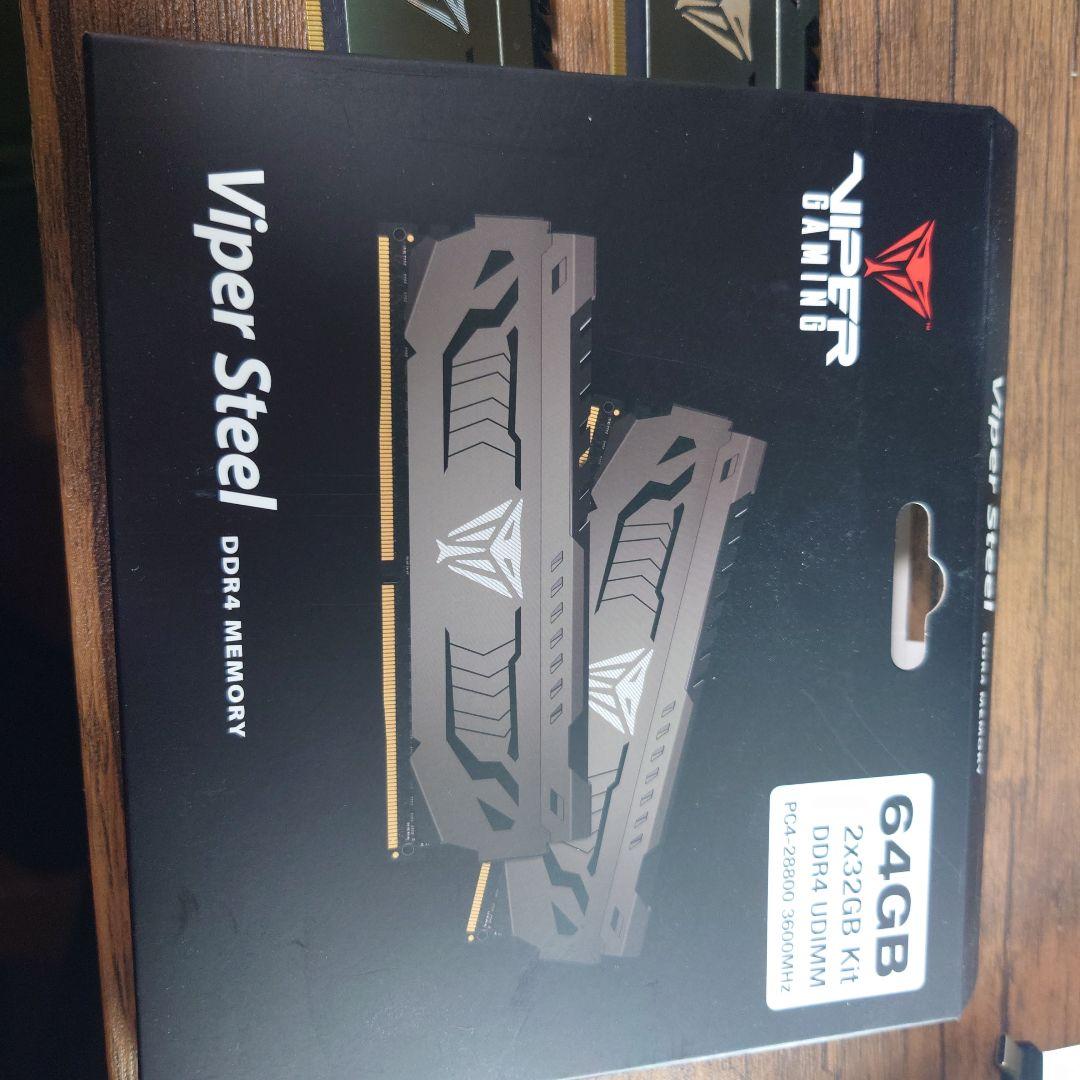 Viper Steel DDR4 32GB メモリー 2枚セット