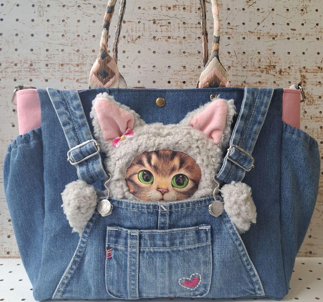 コヤンイサムチョン リトルサンダー デニムリメイクトートバッグ