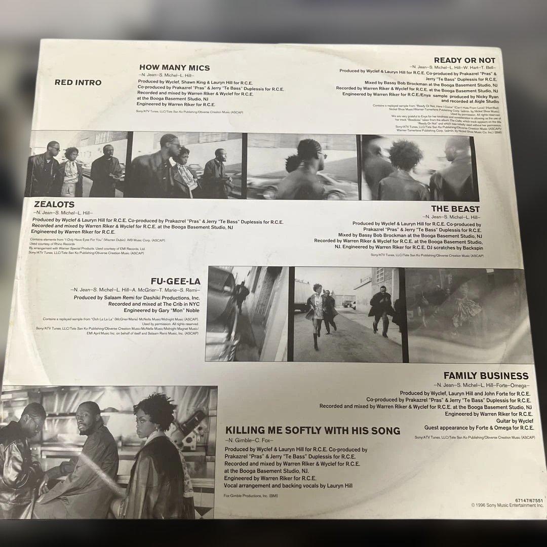 12インチ 2LP 2LP 1996 2000s Fugees / The Score 2枚組12インチ