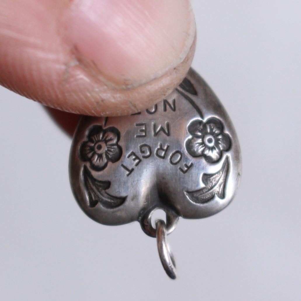 40s スウィートハートジュエリー 花 Forget me not 勿忘草 - メルカリ