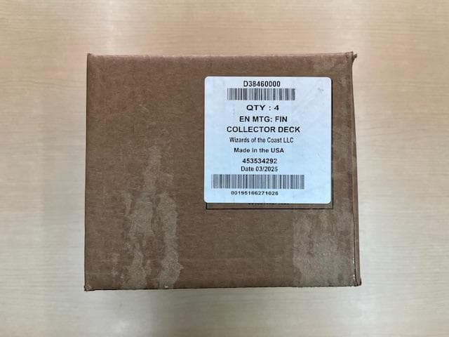 【未開封美品】FINAL FANTASY　コレクター版統率者デッキ4種　英語版 マジック：ザ・ギャザリング――FINAL FANTASY』 コレクター版統率者