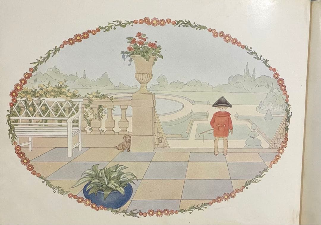 No.373希少 アンティーク洋書 古書 ル・メール 絵本 児童書 童謡