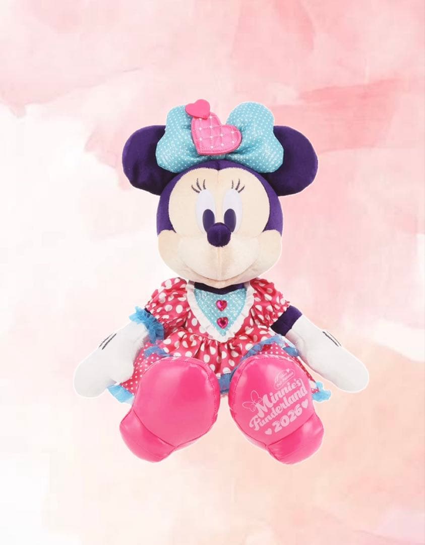 新品タグ付き ぬいぐるみ ディズニー パルパルーザ ミニー ファン