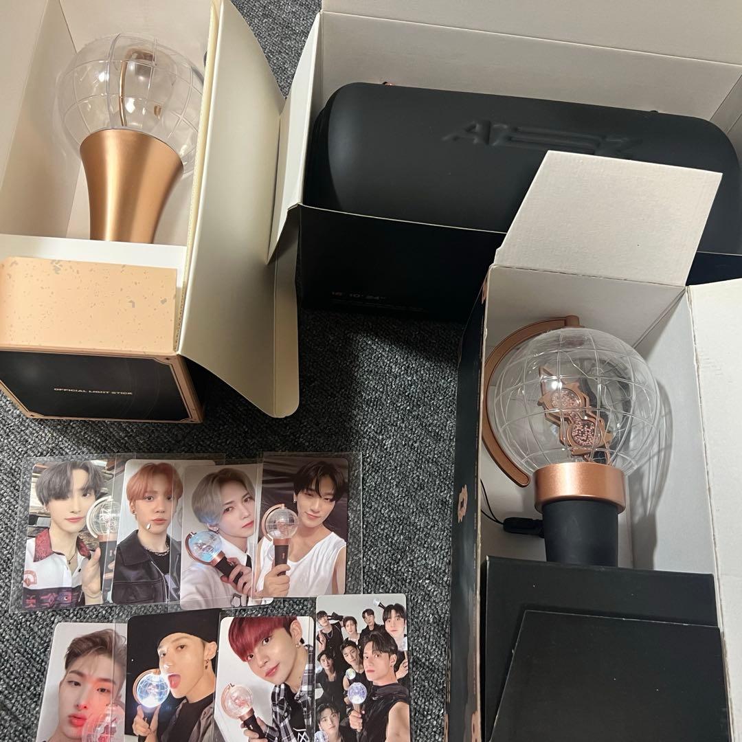 ATEEZ ペンライト ケース ver.1 ver.2 トレカ