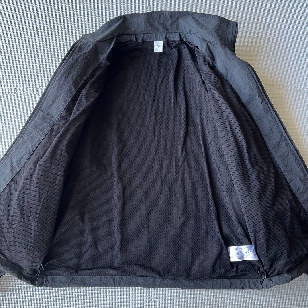 美品 OVY ナイロンジップブルゾン ジップアップジャケット 黒 M 076