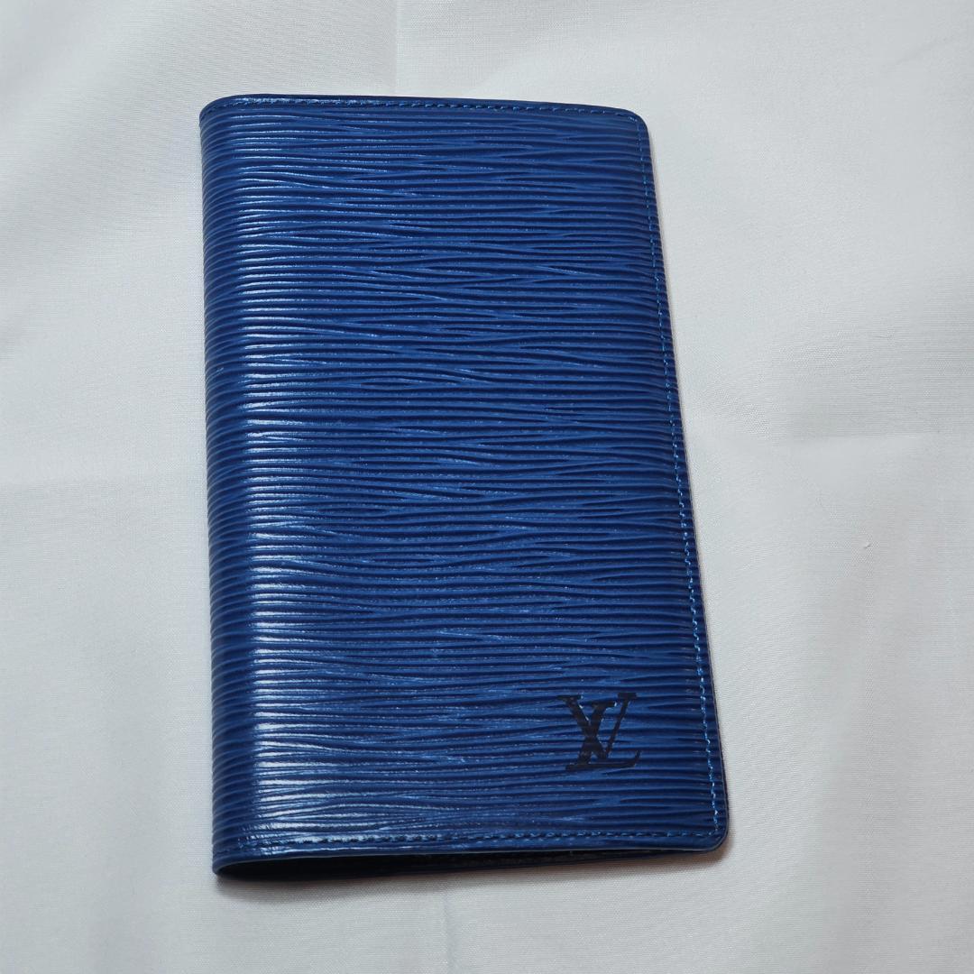 LOUIS VUITTON ルイヴィトン　エピ　青　ブルー　手帳カバー 楽天市場】LOUIS VUITTON ルイ ヴィトン エピ アジェンダPM 手帳カバー