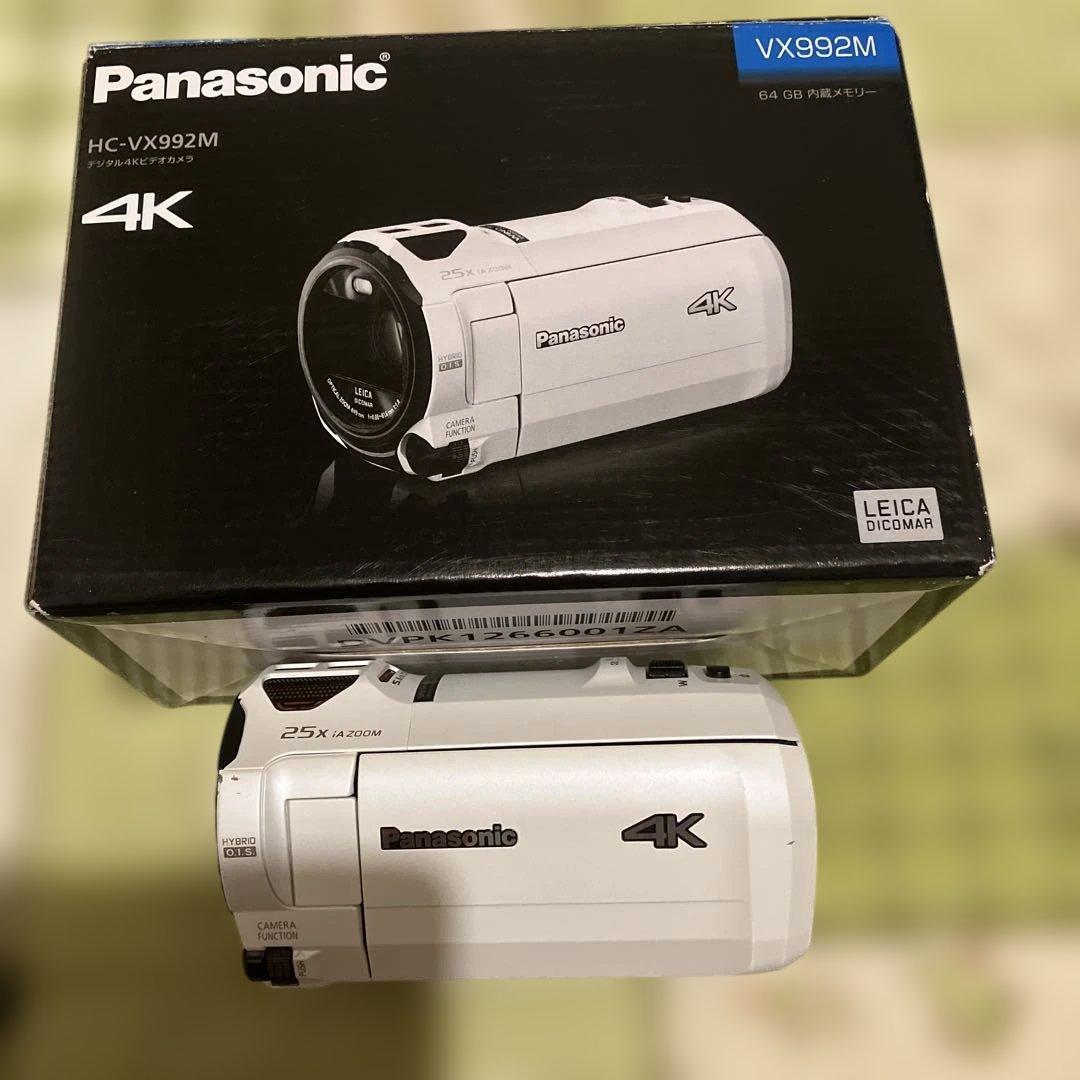 Panasonic HC-VX992M 4Kビデオカメラ　ジャンク品 Panasonic HC−VX992M 4Kビデオカメラ ジャンク品 - メルカリ