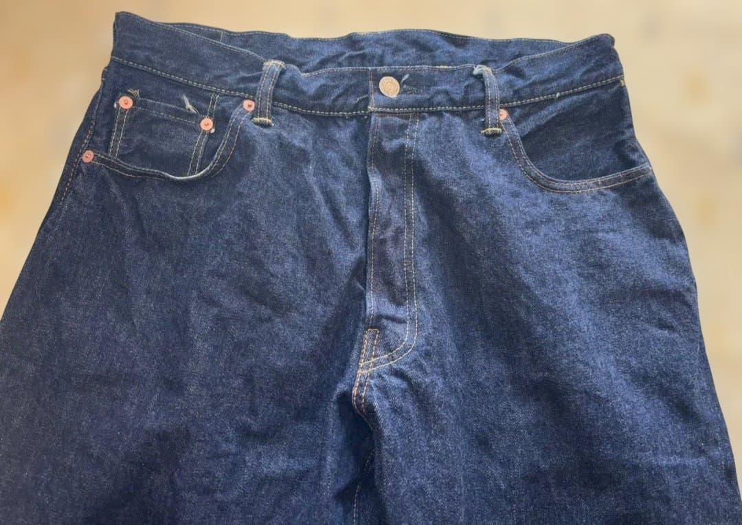 新品★TCBジーンズ Baggy 50's Jeans 13.5oz W36
