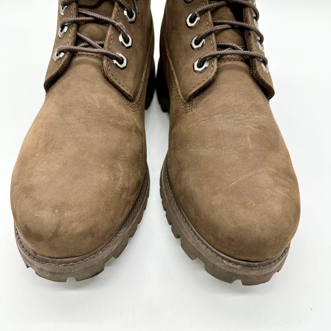 美品☆Timberland×WOOLRICH 6インチプレミアム ヌバックレザー