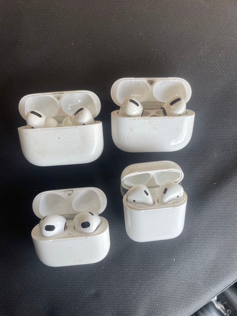 AirPods本体 4個セット ホワイト - メルカリ