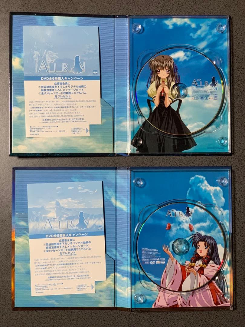 AIR 1-6巻＋IN SUMMER＋MEMORIES＋劇場版AIR [DVD] - メルカリ