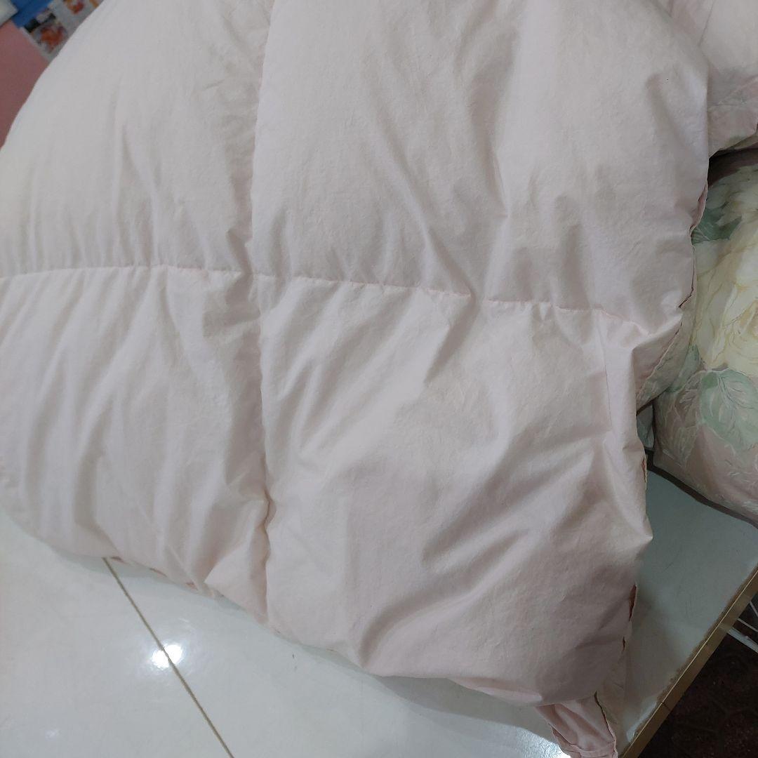 羽毛掛け布団 中古 ピンク系 - 布団・毛布お 得 な 通販 サイト