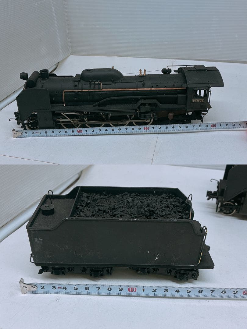 D51 528 蒸気機関車 鉄道模型 大型模型 本体＋テンダー セット