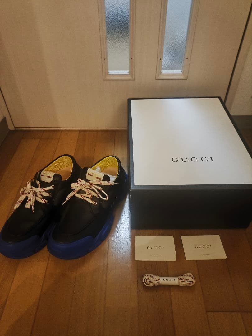 GUCCI 20SS BOATREK ローカットレザースニーカー 576048 - メルカリ