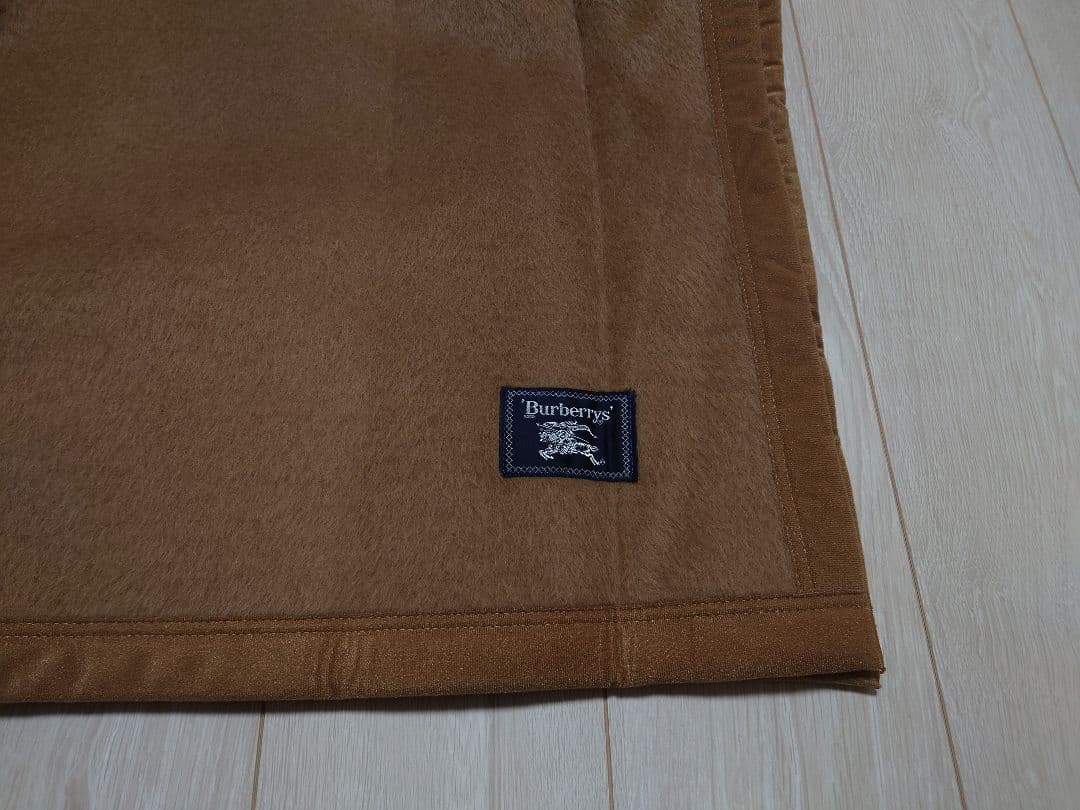 訳あり】バーバリー 毛布 ウール100% ラム混 - メルカリ