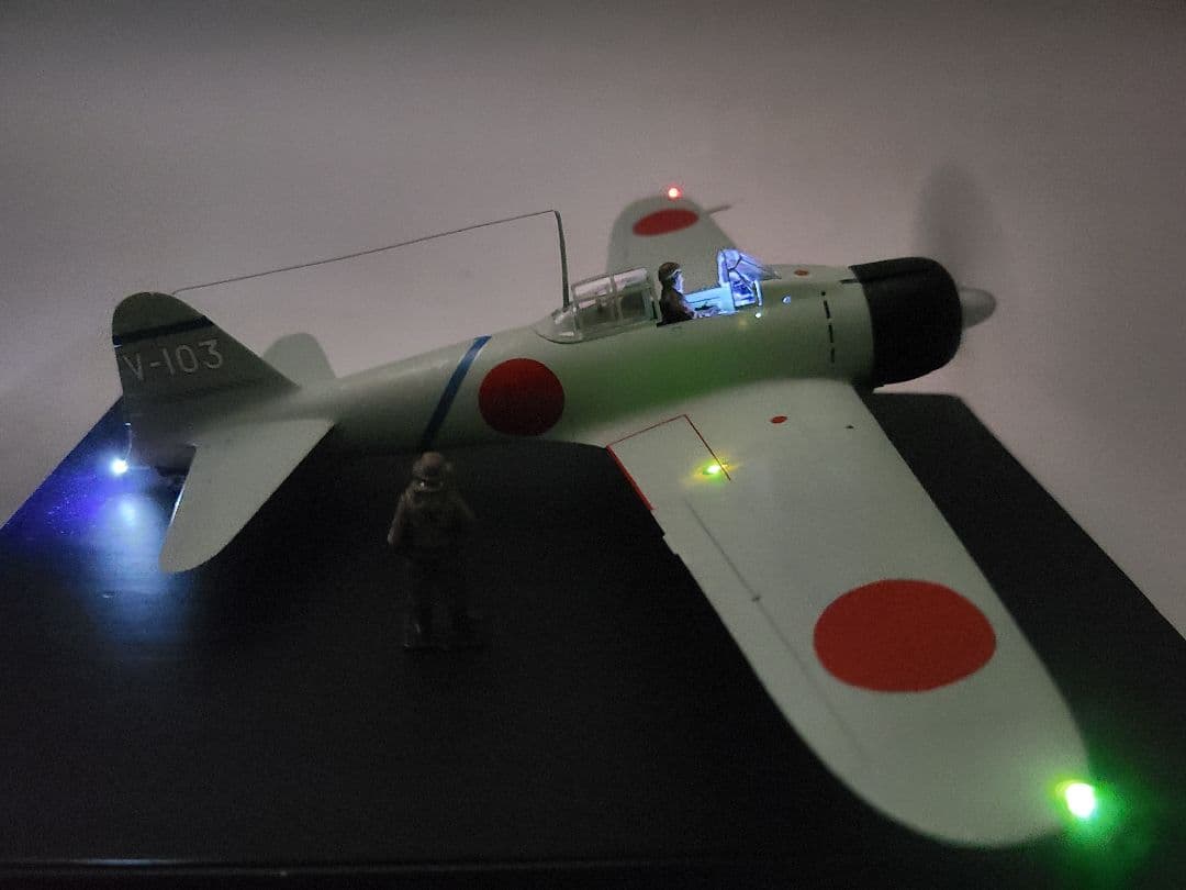 タミヤ1/48 零式艦上戦闘機21型 坂井三郎搭乗機 リアルモーターライズ