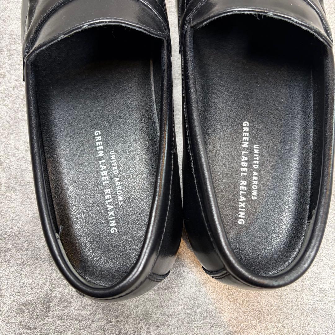極美品✨　ユナイテッドアローズ　ローファー　ブラック　26.5cm メンズ
