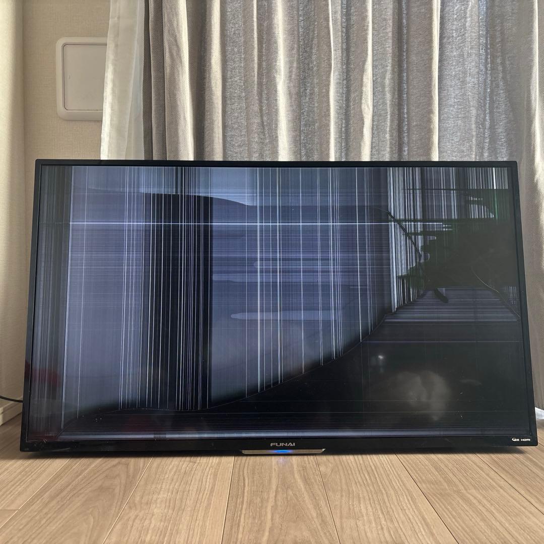 FUNAI（フナイ） 43インチ 液晶テレビ 液晶割れ【最終値下げ】 - メルカリ