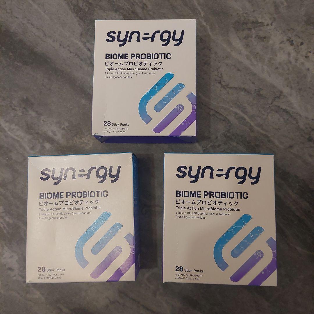 シナジー ビオームプロビオティック 28スティックパック×3箱 - メルカリ