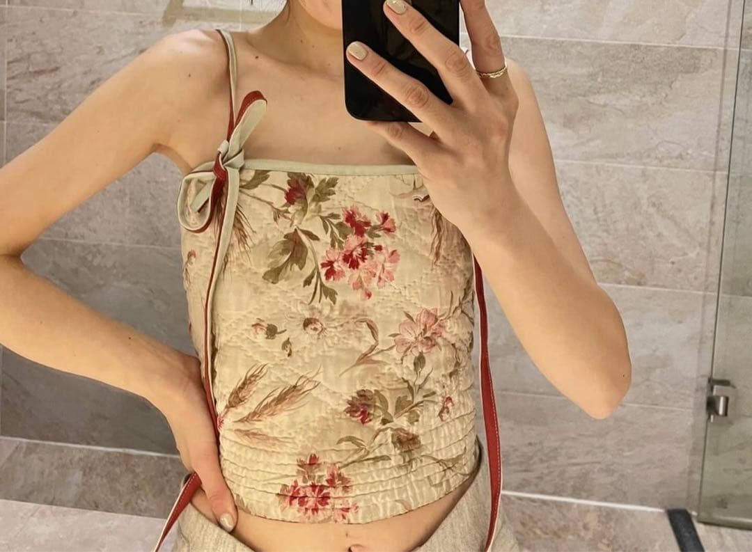 nude vintage quilt キルト キャミソール