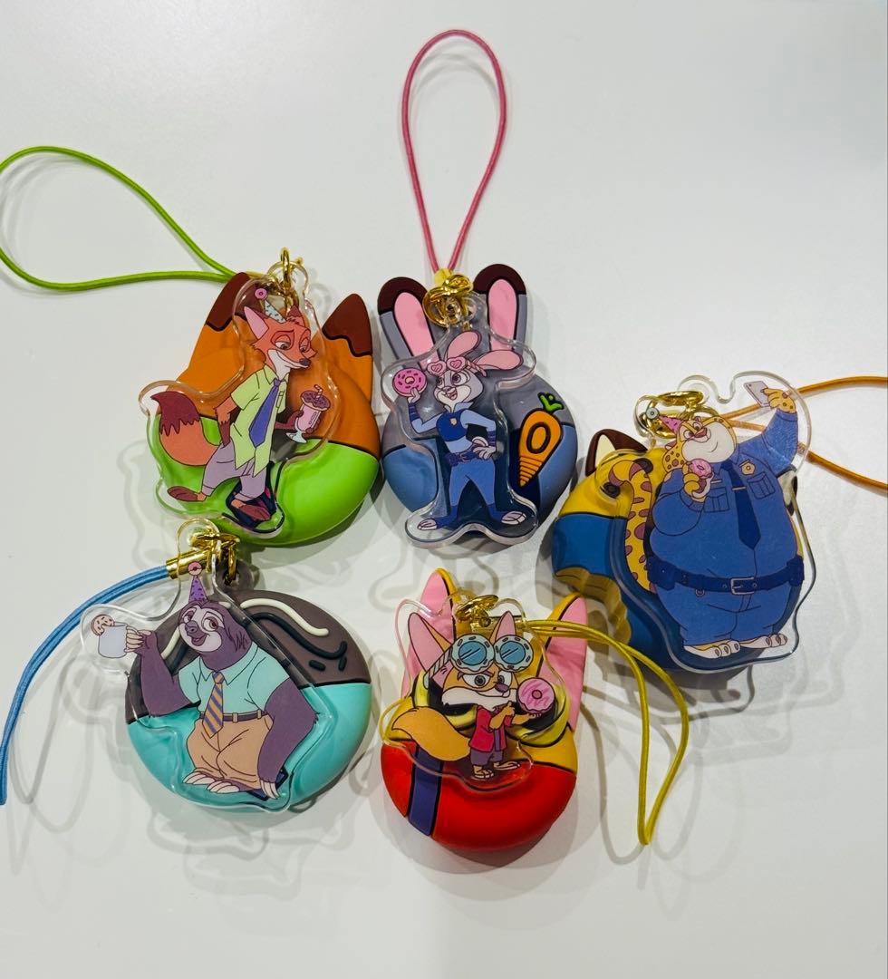 ディズニーストア ズートピア シークレットストラップ コンプリート