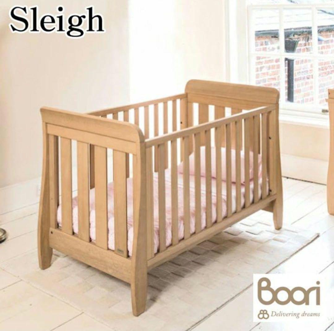 ベビーベッド　Boori 6歳までベッド『スレイ』（アーモンドカラー） 楽天市場】【到着後レビュー記載で次回使えるクーポンも貰える