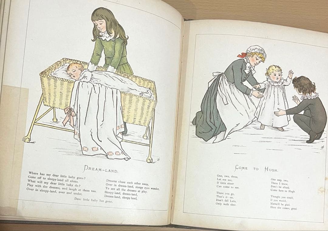 N o.383 希少 アンティーク 洋書 絵本 ビクトリアン 児童書 童謡