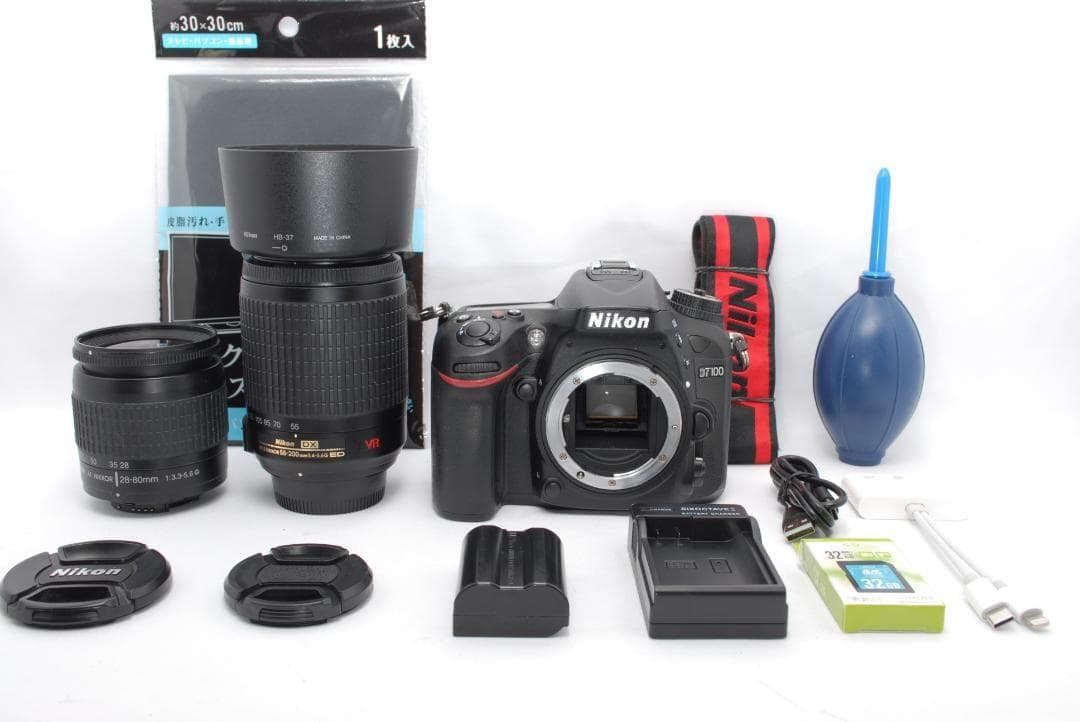 初売り✨スマホ転送OK！✨Nikon D7100 ダブルレンズ✨高性能 - メルカリ