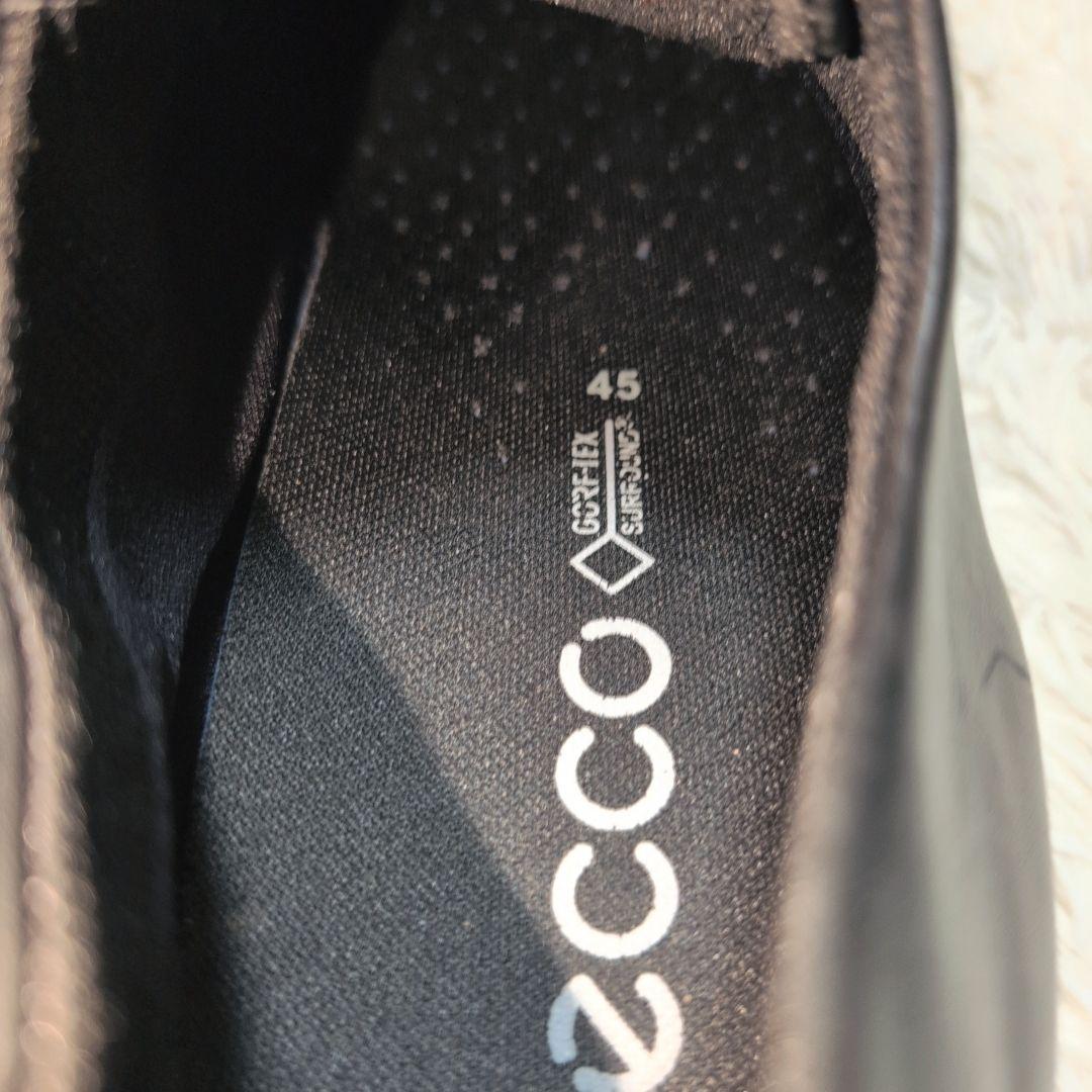 【美品】エコー ゴアテックス ビジネスシューズ ブラック 28.5cm