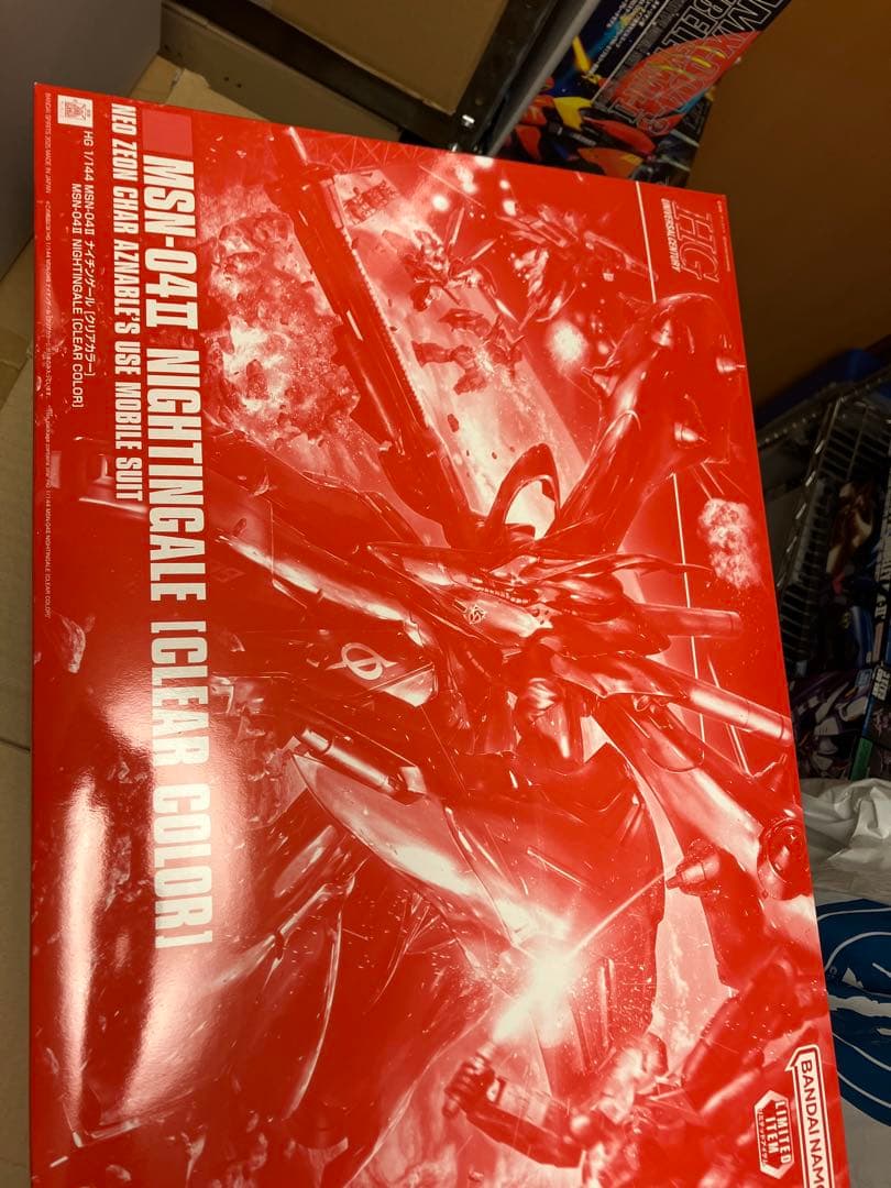 1/144 HGUC MSN-04II ナイチンゲール　クリアカラー HG 1/144 MSN-04Ⅱ ナイチンゲール [クリアカラー]｜バンダイ ホビーサイト