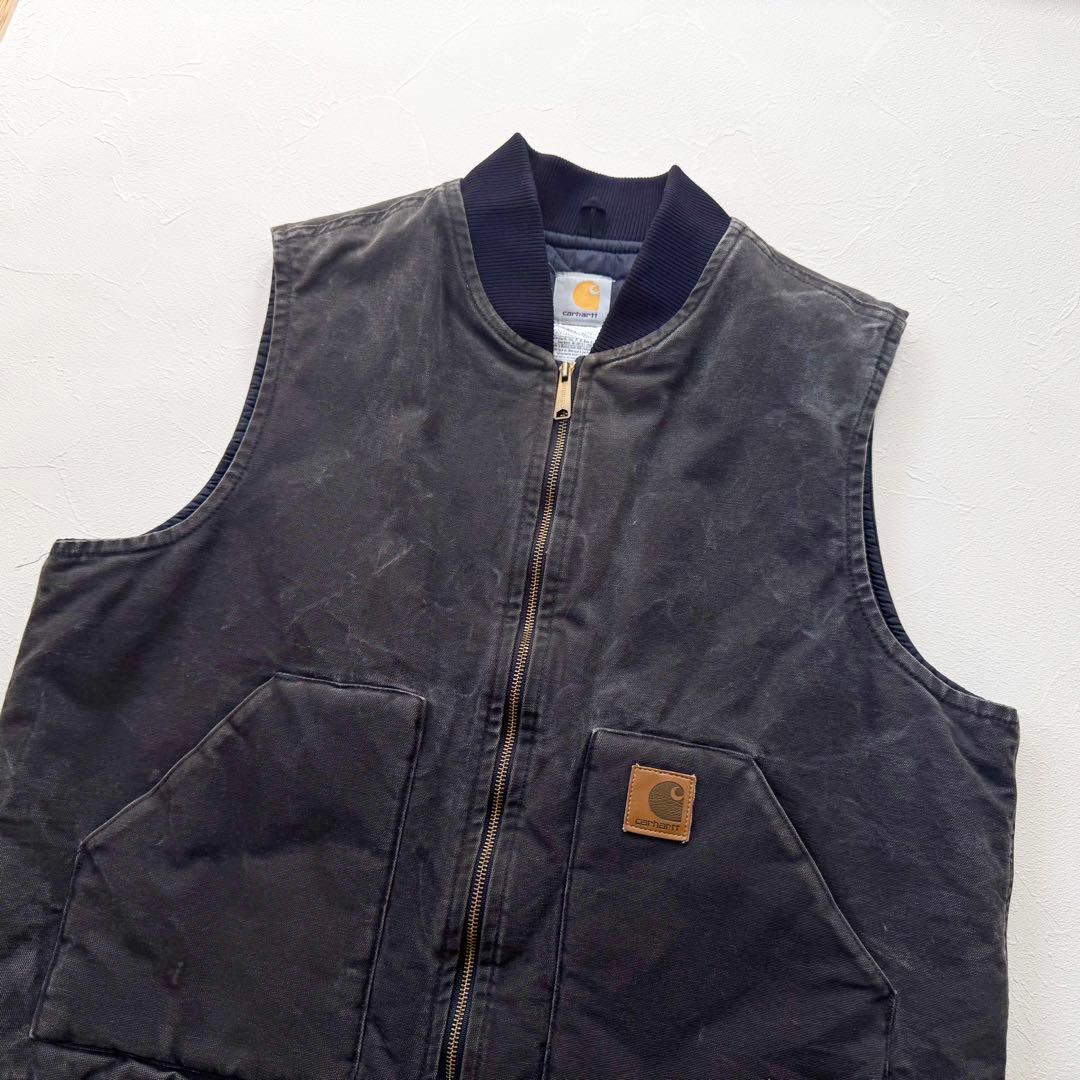 早い者勝ち】【鬼フェード】ビンテージ カーハート ダック ベスト XL