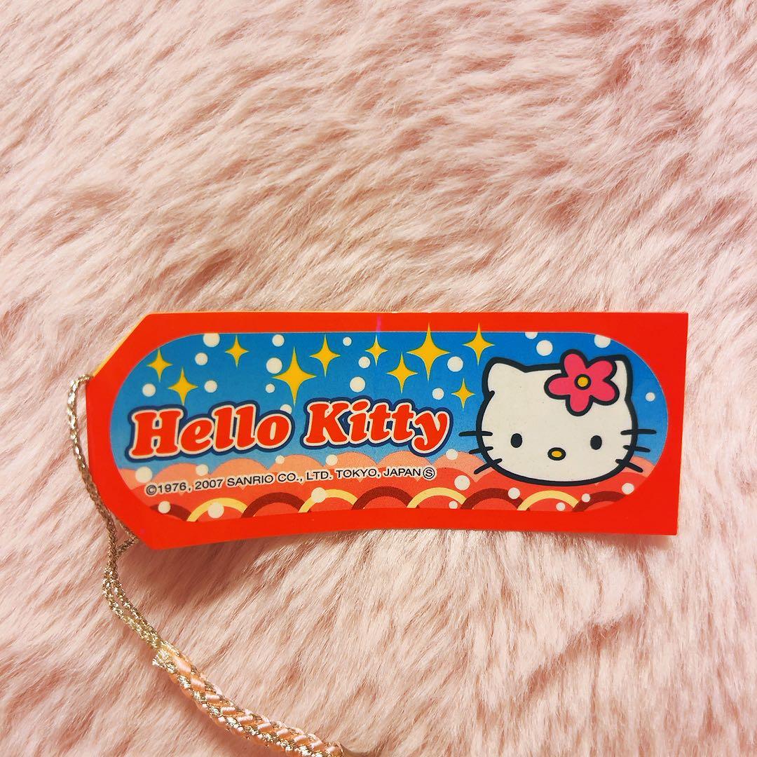 希少レア ハローキティ 根付け カプセルリキッド 2007 サンリオ 平成