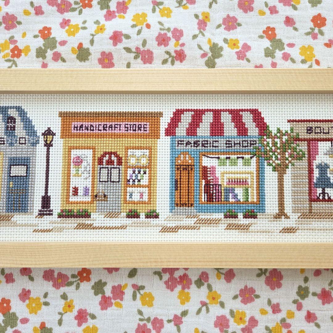 ■確認用■ホビーラホビーレ クロスステッチフレーム《手芸ストリート》