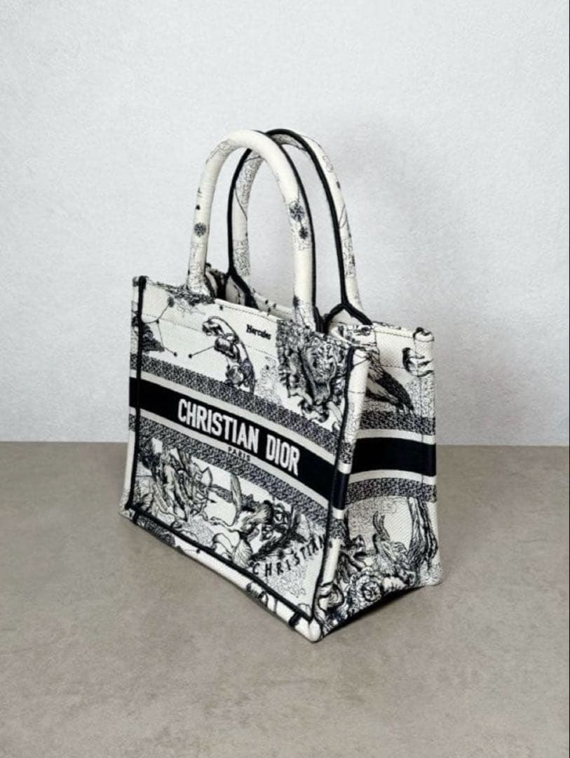 極美】ディオール ブックトート スモールバッグ ゾディアック エン