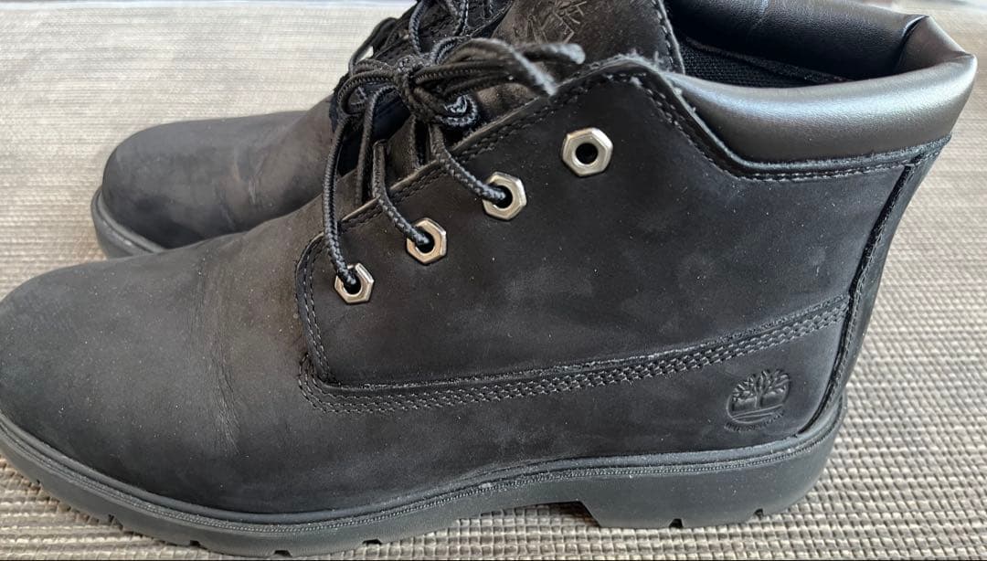 Timberland ブラック ハイカットブーツ - メルカリ