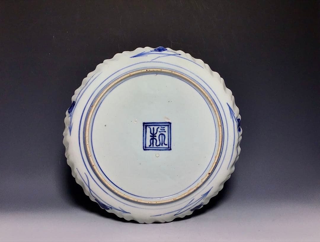 花瓶□古志野 丸紋 桃山期 華入 徳利型 古い花器 唐草 時代物 骨董品