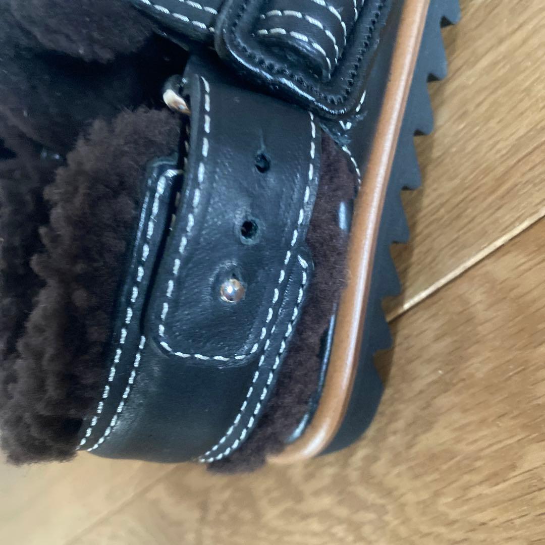 新品試着のみ☆オーラリー ボアサンダル レディース