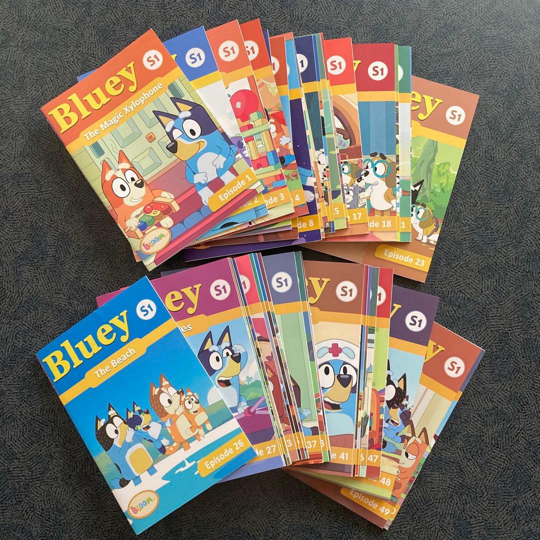 Blueyブルーイ　英語絵本52冊　マイヤペン対応 ブルーイ 台本版英語絵本 Bluey 音源付 動画付 マイヤペン対応