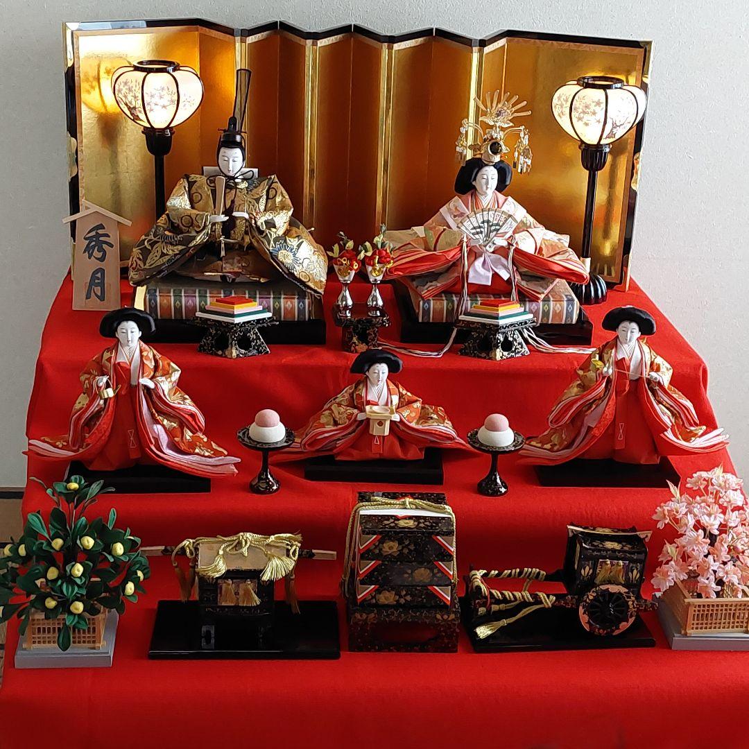 ひな人形 三段飾り① 人形の秀月 - メルカリ