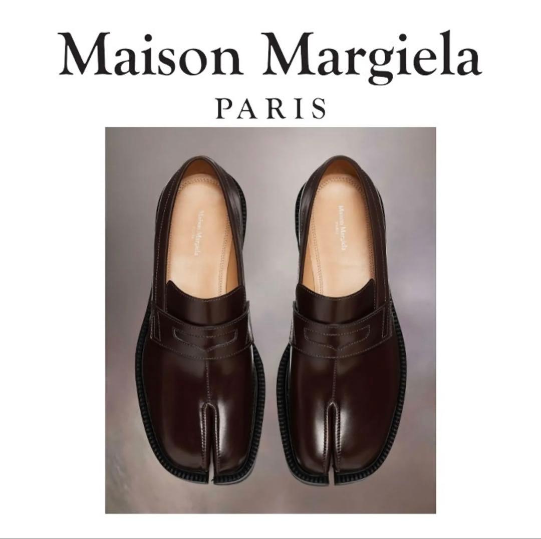 メゾンマルジェラ タビローファー　ブラウン　サイズ39 メゾンマルジェラ タビローファー ブラウン サイズ39 - メルカリ