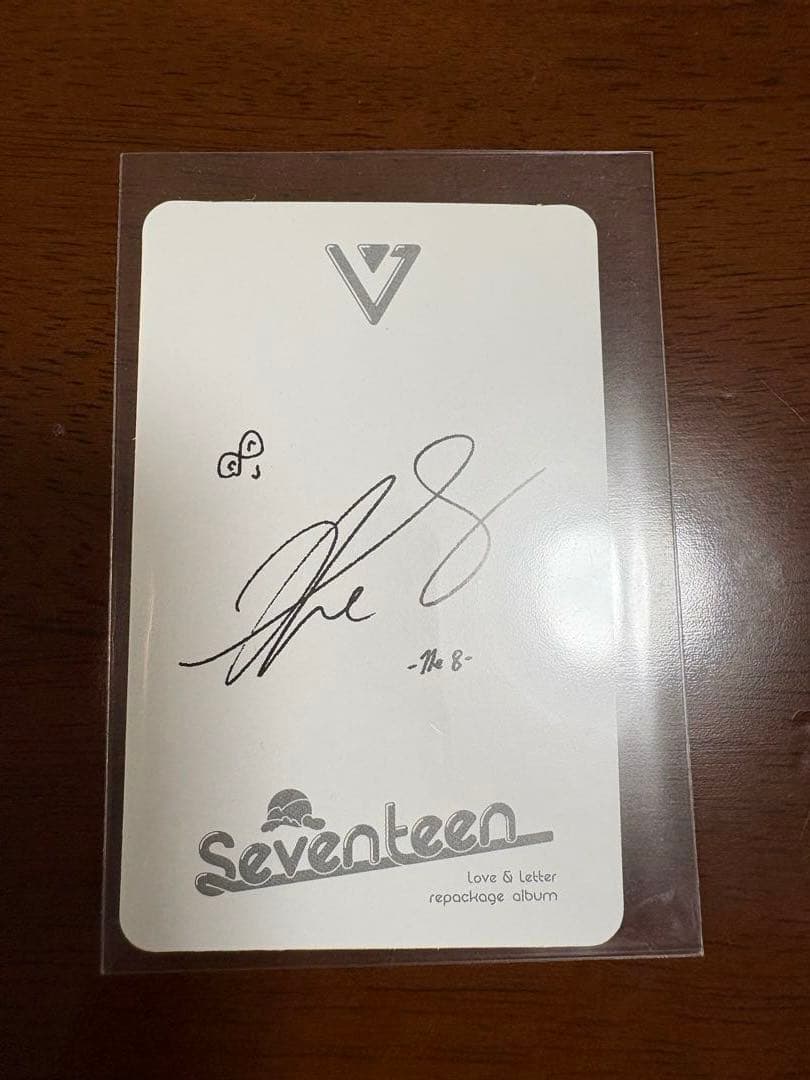 seventeen セブチ トレカ ディエイト love letter 封入 - メルカリ