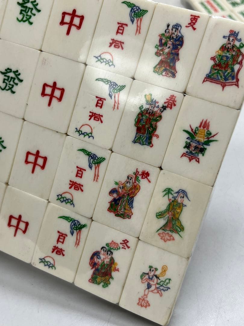 詳細不明 麻雀牌 骨董品 中国麻雀牌 - メルカリ