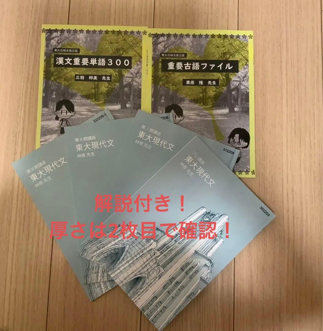 東大特進コース 東進 東大現代文 林修先生 - メルカリ