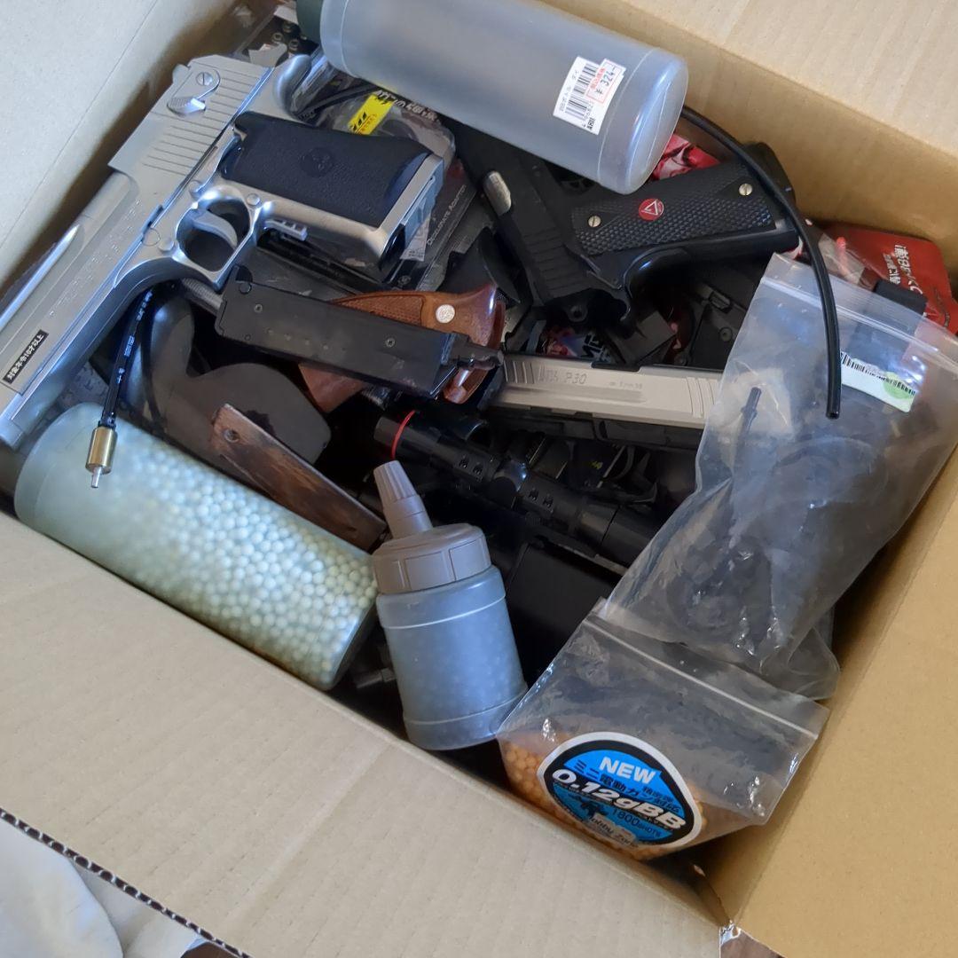 ジャンク品 エアガン ミリタリー用品 大量まとめてセット 120サイズ