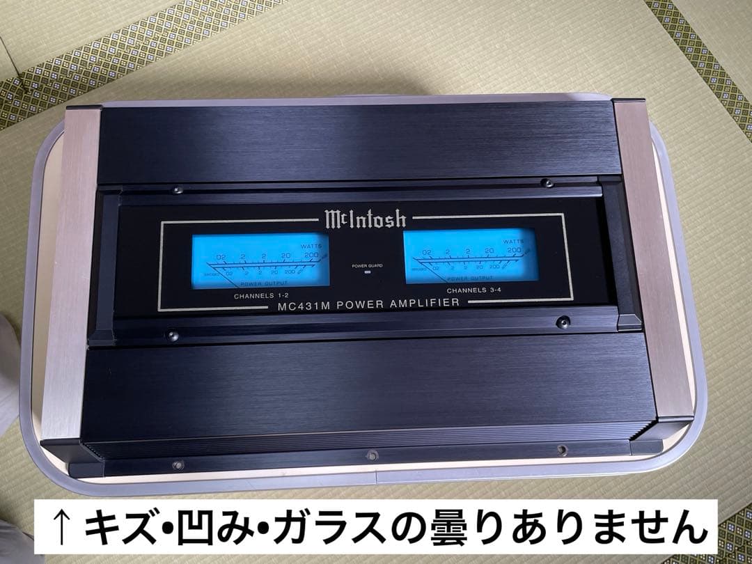✨超美品✨ McIntosh MC431M パワーアンプ - メルカリ