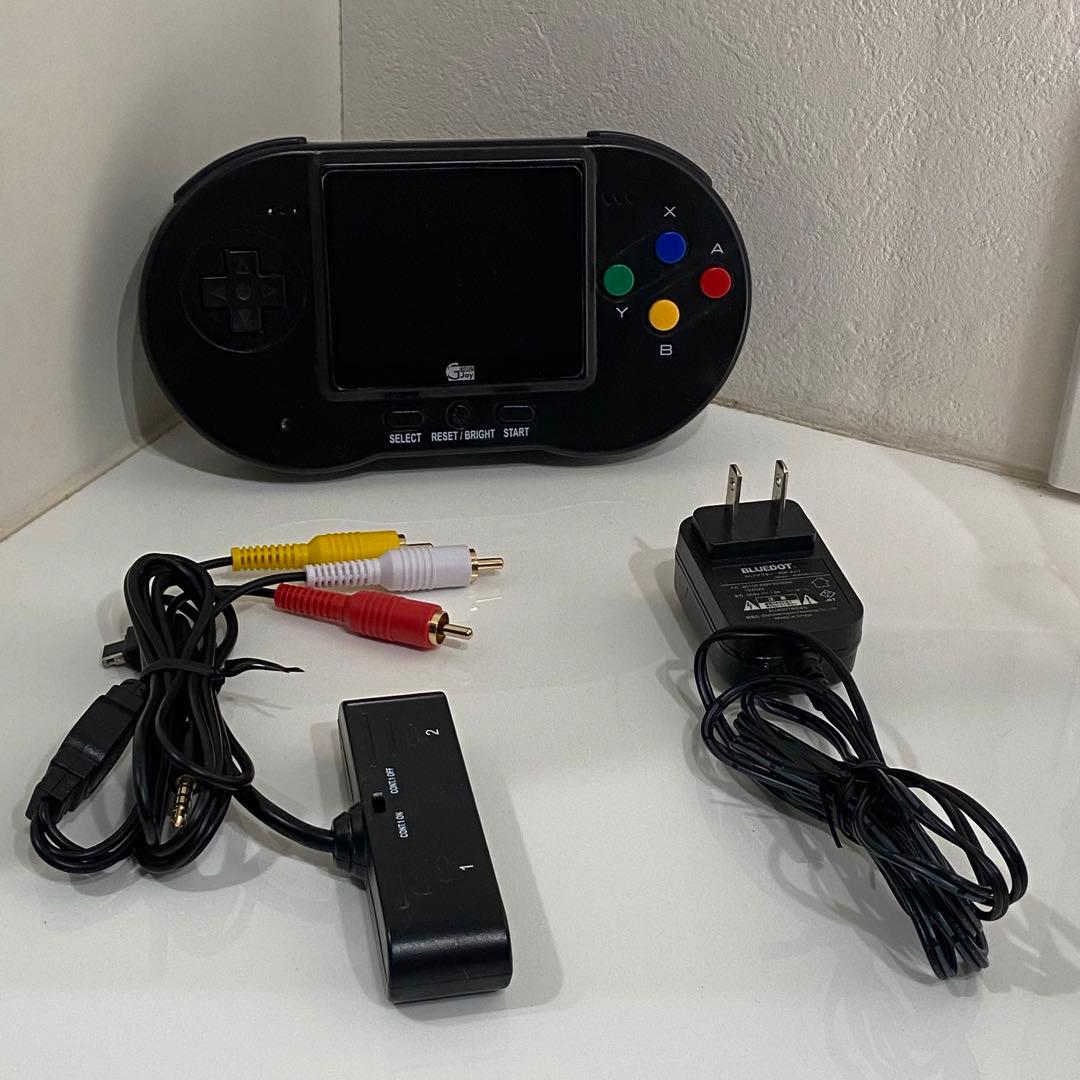 GameJoyポケファミDX BLACK EDITIONスーパーファミコン互換機 - メルカリ