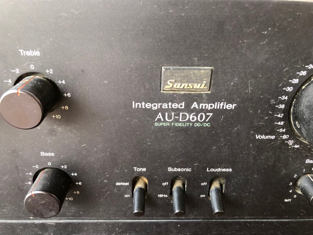 SANSUI AU-D607 プリメインアンプジャンク(J70) - メルカリ
